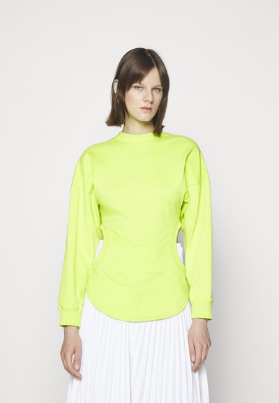 A.W.A.K.E. MODE LONG SLEEVE TOP WITH CUT-OUT DETAIL - Top s dlouhým rukávem - acidlime