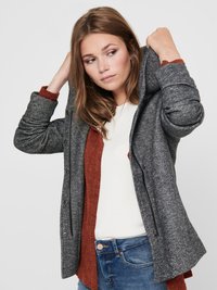 ONLY ONLNEWSEDONA LIGHT SHORT JACKET  - Nyári dzseki - dark grey melange