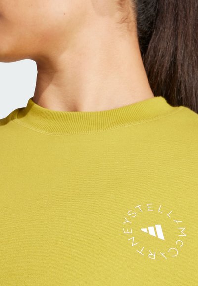 adidas by Stella McCartney ADIDAS BY STELLA MCCARTNEY SPORTSWEAR - Sweatshirt - pulse olive/white