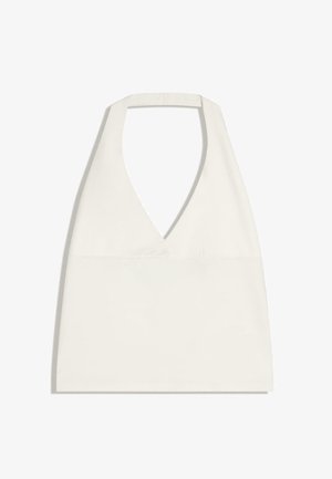 Bershka, HALTER TOP - Top - white
