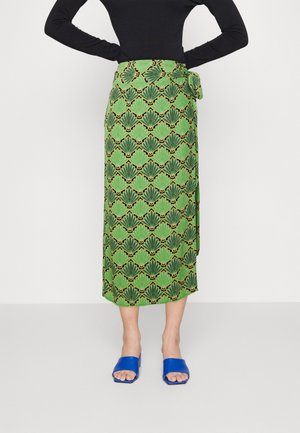 Falda cruzada - green