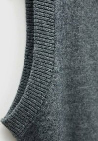 Mango Poloshirt - mottled dark grey