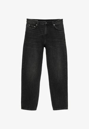 PULL&BEAR, STRAIGHT-FIT DENIM TROUSERS - DENIM TROUSERS - Jean droit - black denim