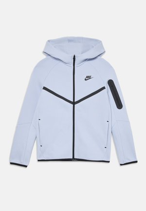 UNISEX - Zip-up sweatshirt - ghost/black