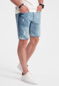 Ombre Shorts vaqueros - light blue