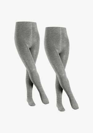 FALKE Family 2-Pack - Collant - light grey