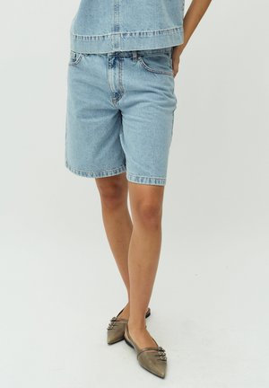 mbyM SANIRA-M - Shorts di jeans - vintage light blue