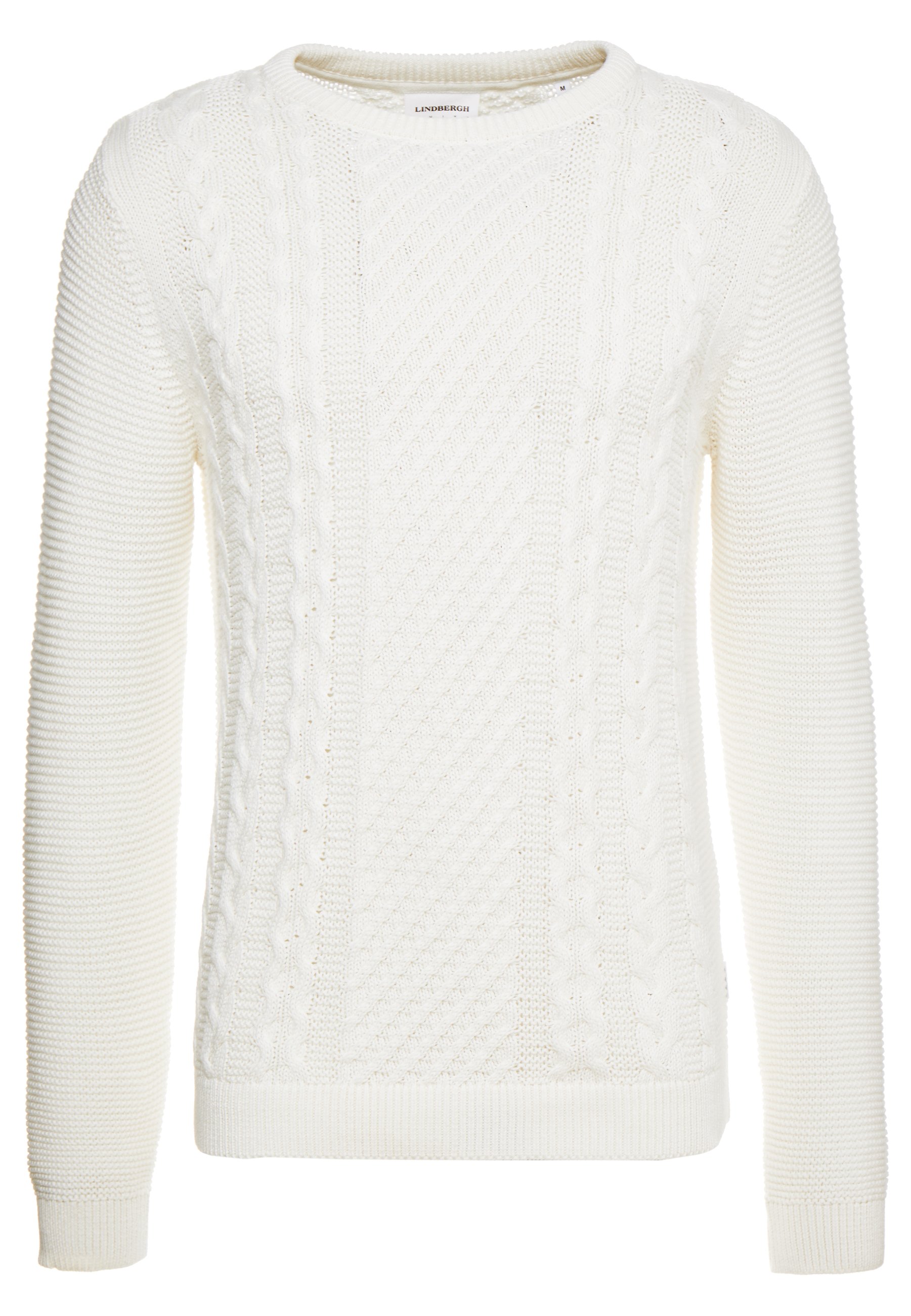 Lindbergh CABLE Strikkegenser off white Zalando.no Lindbergh CASUAL - Strikkegenser - off white