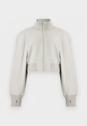 Norma Kamali OVERSIZED TURTLE - Μπουφάν τύπου bomber - light heather grey
