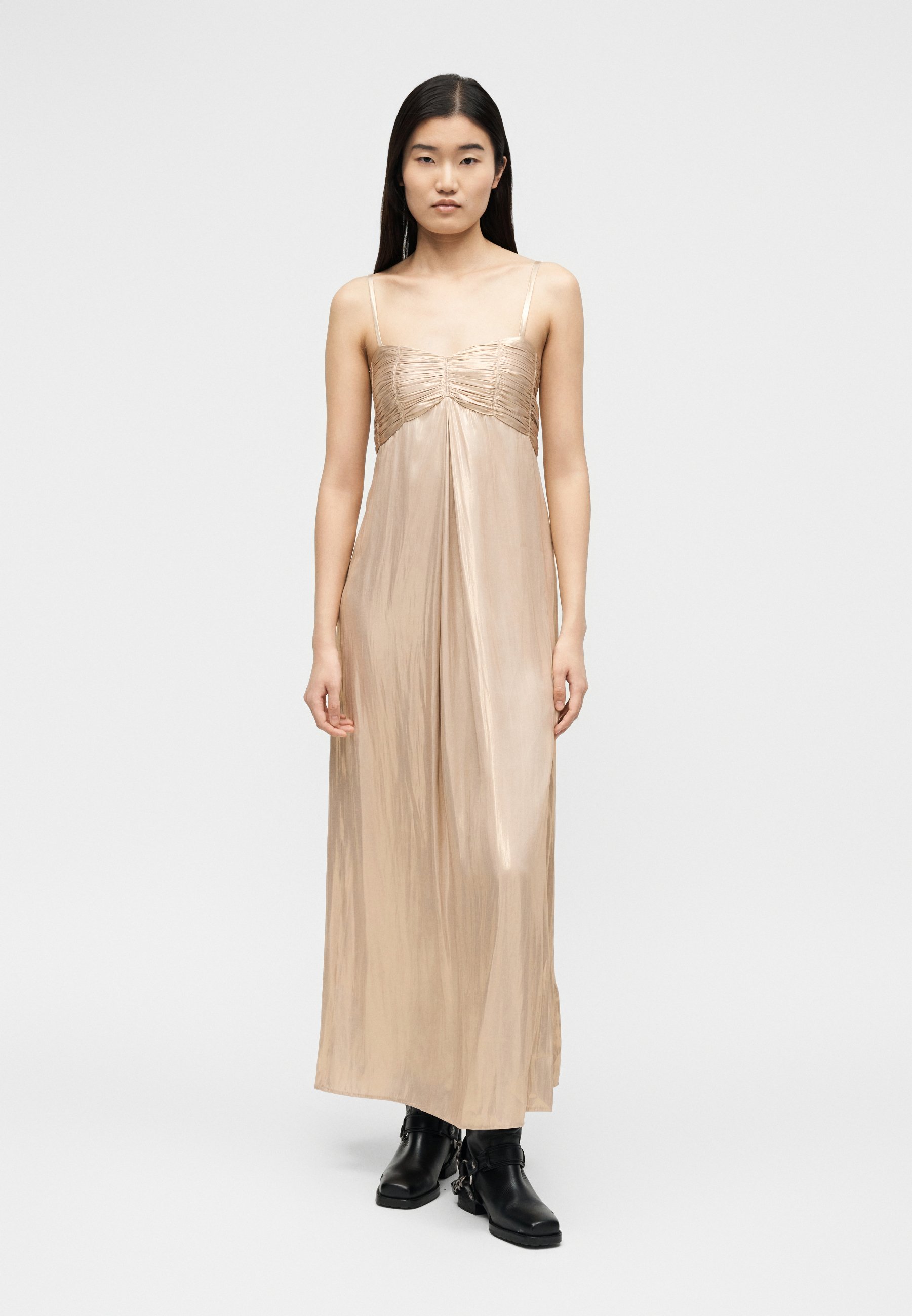 Zadig & Voltaire RIPPIE - Maxi dress - gold-coloured - Zalando.ie