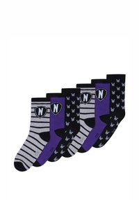 WEDNESDAY - PACK OF 6 - Calcetines - black