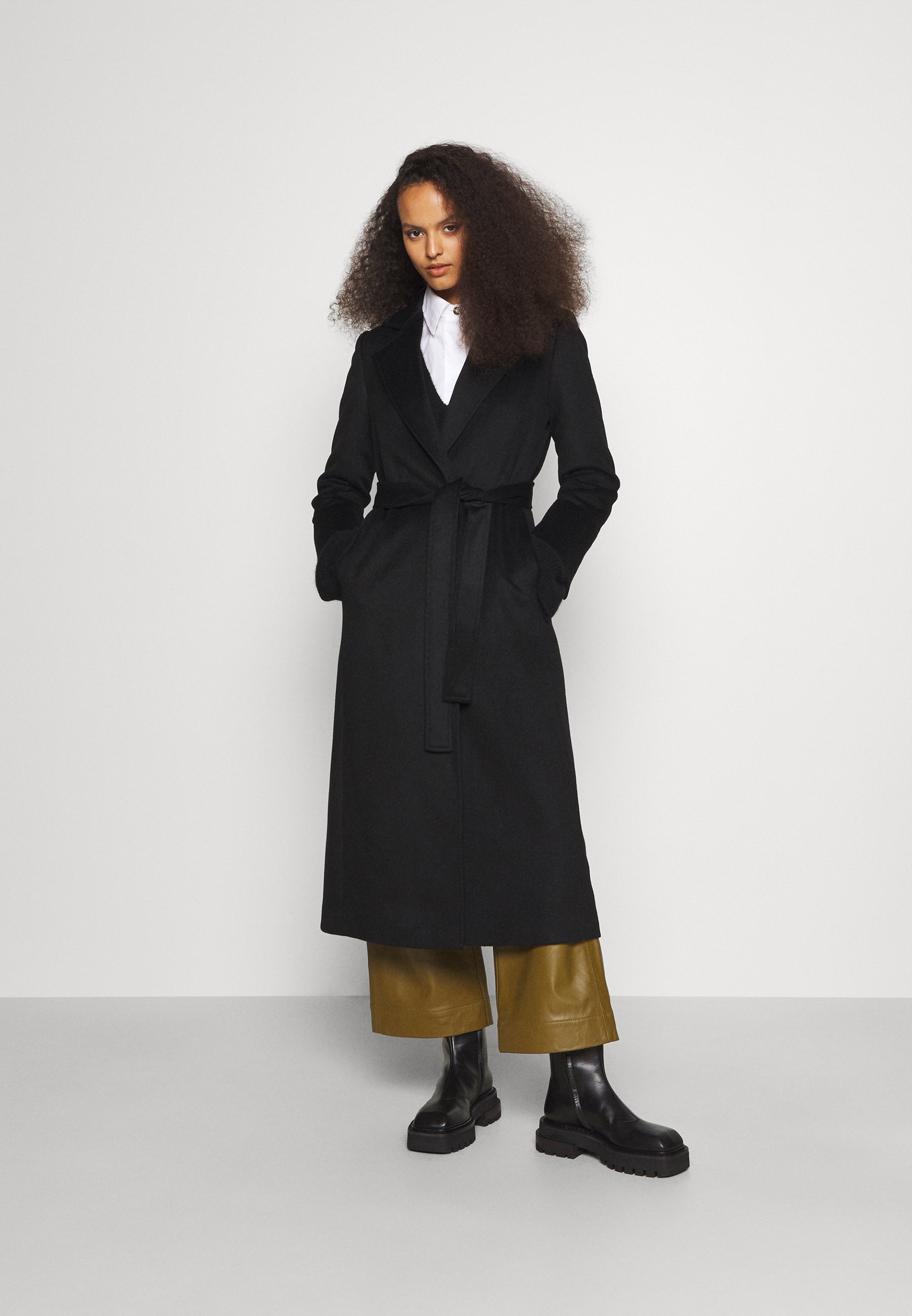 MAX\u0026Co. LONGRUN - Classic coat - black 