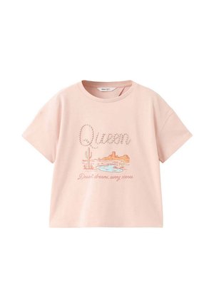Mango Kids, KID - T-shirt imprimé - pink