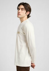 Lee WOBBLY TEE - REGULAR FIT - Pitkähihainen paita - ecru