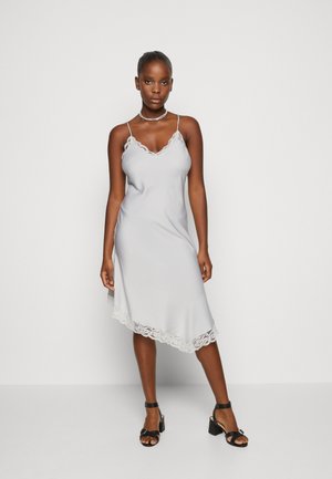 Weekday BONNIE SLIP DRESS - Cocktail φόρεμα / Φόρεμα για πάρτι - grey