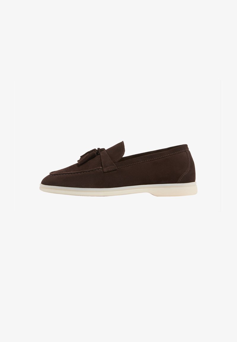 Scarosso LEANDRA - Chaussons - dark brown suede