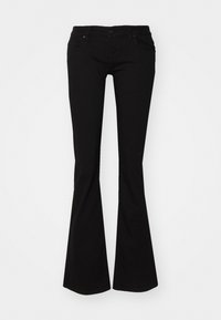 ROXY LOW RISE - Flared jeans - black