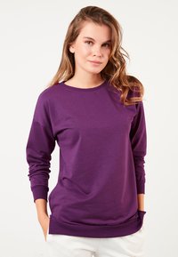 LELA CREW NECK - Felpa - purple