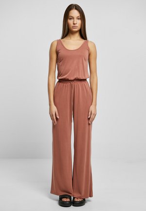 SLEEVLESS - Tuta jumpsuit - terracotta