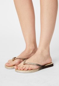 Havaianas - SLIM SPARKLE FADE - Zehentrenner - sand grey Thumbnail-Bild 1