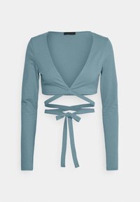 Even&Odd Petite Camisola de manga comprida - blue-grey