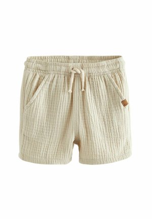 SOFT TEXTURED REGULAR FIT - Lühikesed püksid - ecru cream
