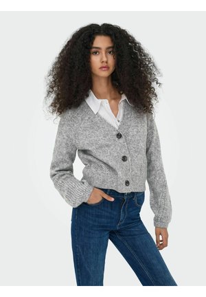 JDYSUSANNA - Strickjacke - medium grey melange