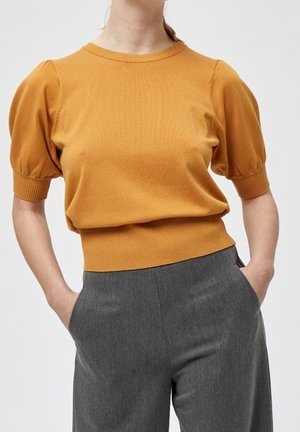 T-shirt basic - mustard yellow
