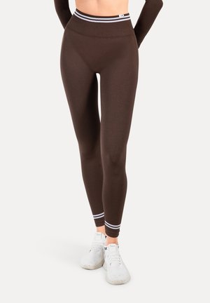 MIRIEL - Leggings - dunkelbraun