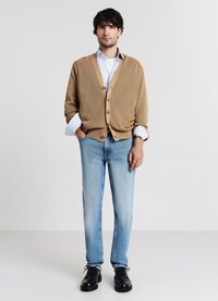Calliope CON BOTTONI - Cardigan - tabacco