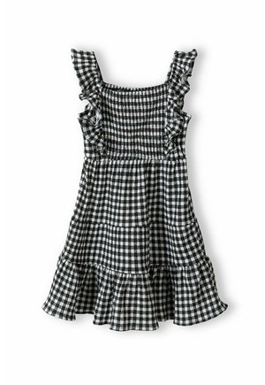 MINOTI STRAPS GINGHAM CHECK - Jurk - black