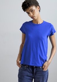 rag & bone THE SLUB - Basic T-shirt - blue
