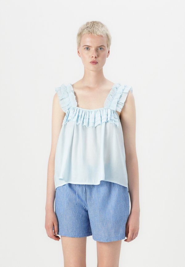 VMCLARA FRILL - Blouse - ice water