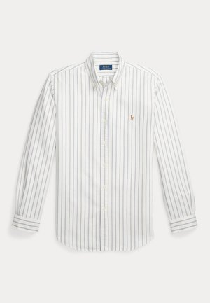 Polo Ralph Lauren, CUSTOM FIT STRIPED OXFORD SHIRT - Риза - white/blue multi