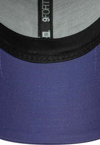 Purple baseball cap with a black peak and gray inner lining, featuring stitched detailing and a 9FORTY tag.