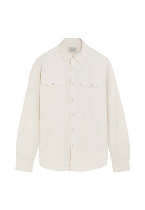 Scalpers, SCALPERS SCGUSSET POCKET SHIRT - Camisa - cream