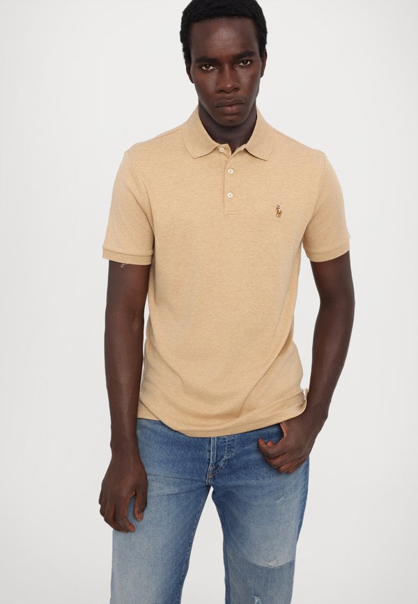 CUSTOM SLIM FIT SOFT COTTON POLO SHIRT - Polo shirt - classic camel3