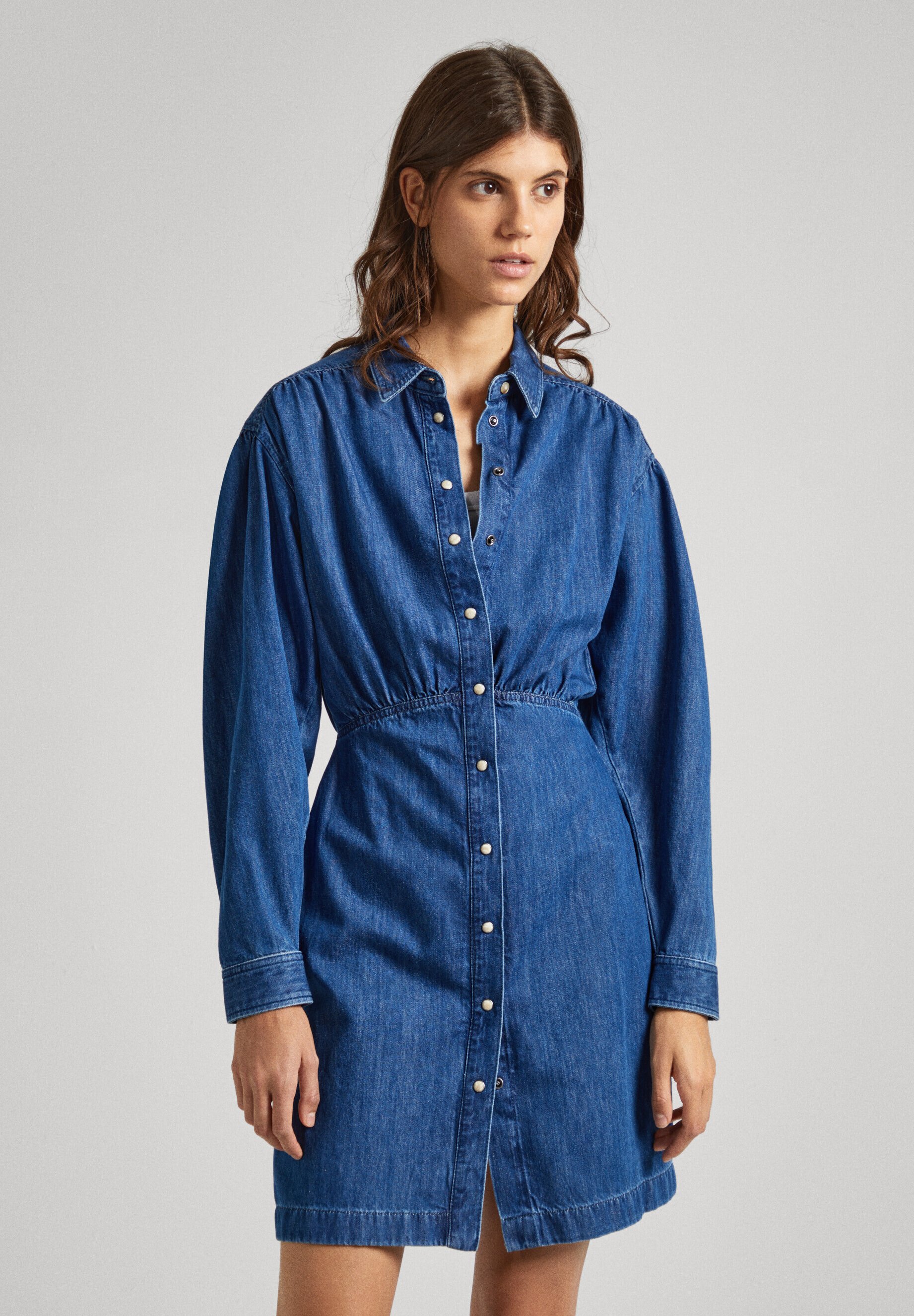pepe jeans denim dress Women's Dresses