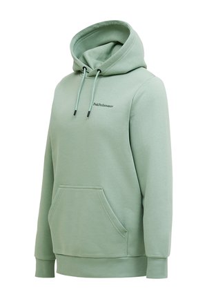 M ORIGINAL SMALL LOGO HOO - Kapuzenpullover - salbei