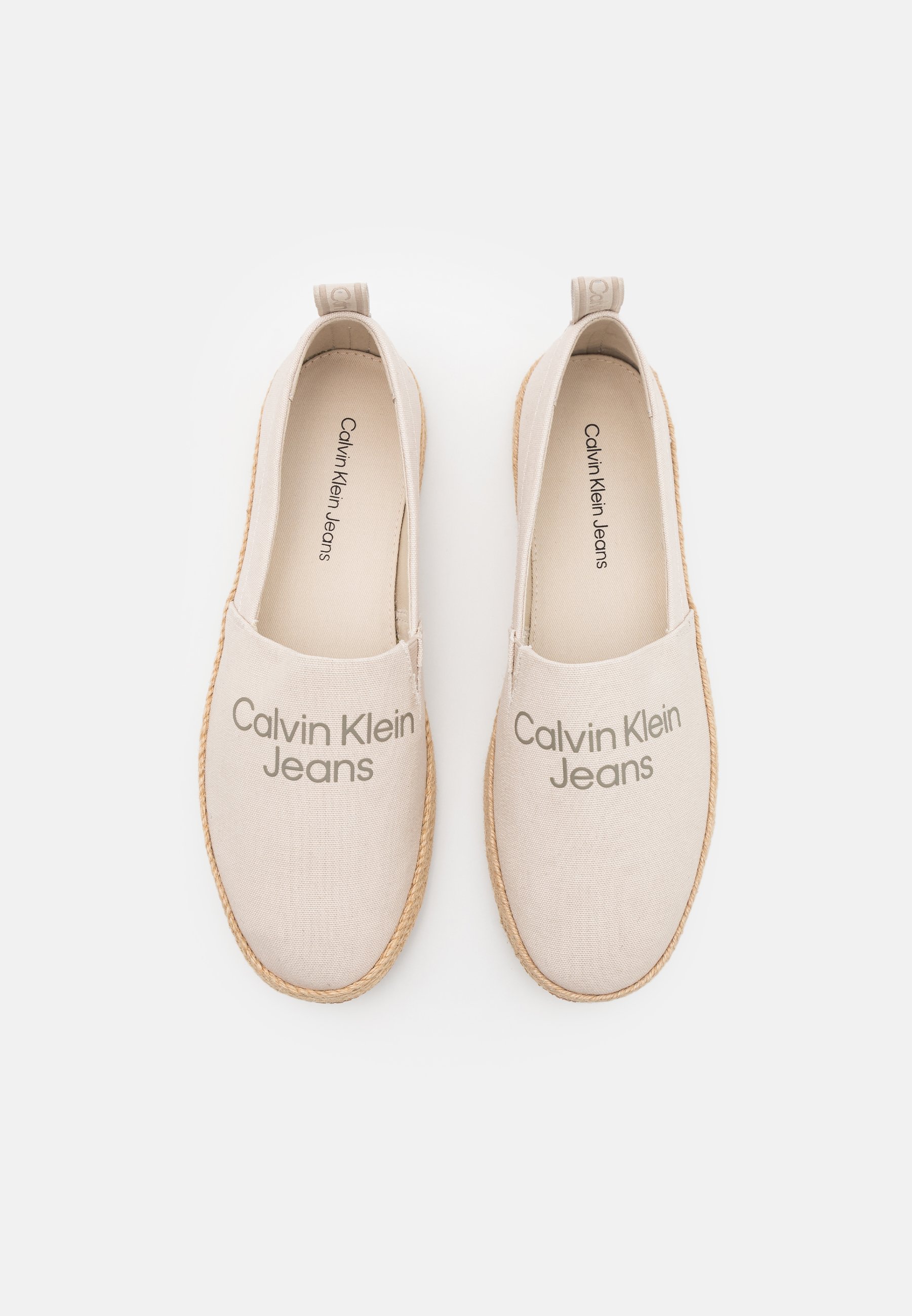 Calvin Klein Jeans Alpargatas - eggshell/crema - Zalando.es