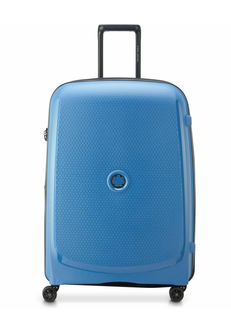 Delsey Paris BELMONT PLUS 4 ROLLEN TROLLEY MIT DEHNFALTE - Luggage - zink blau