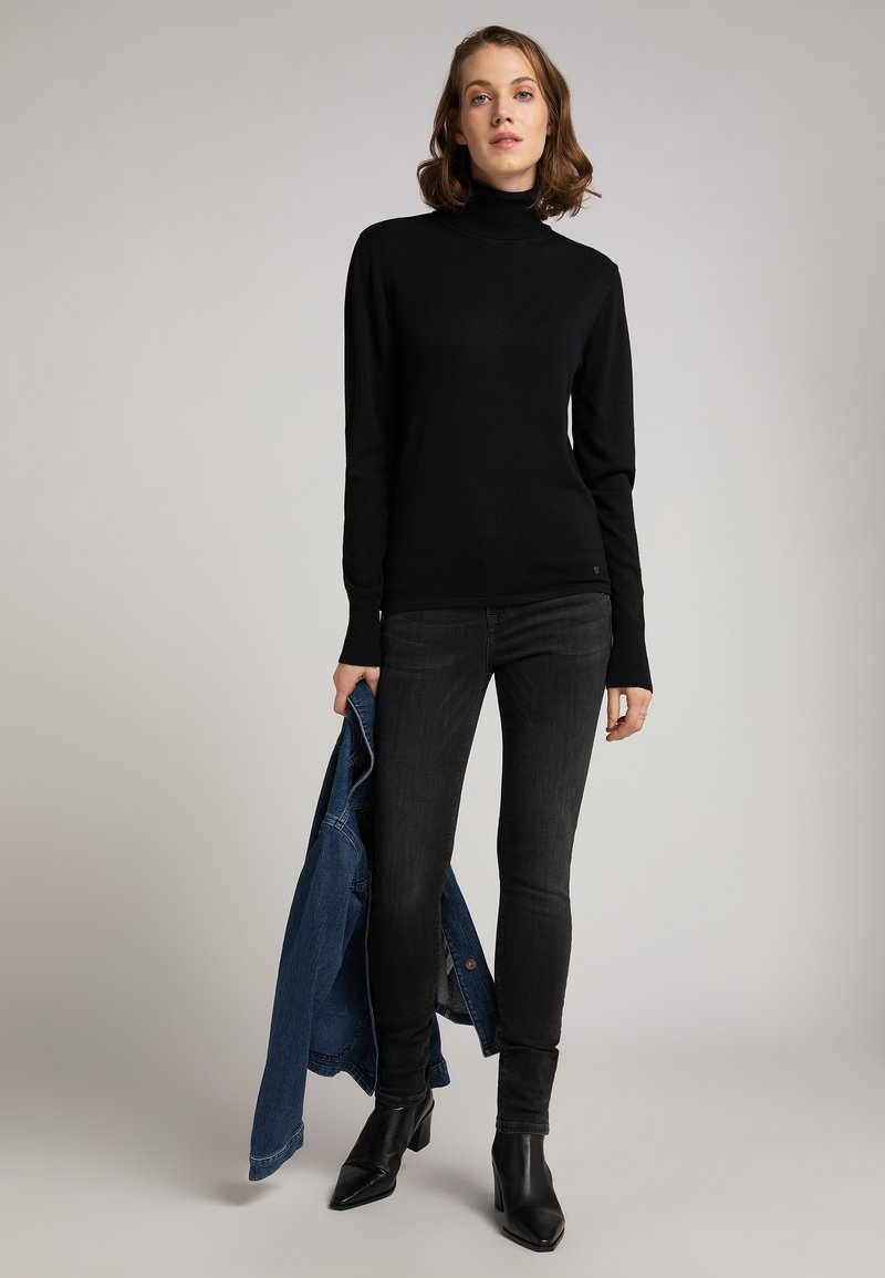 Damen Strickjacken | Mustang Strickpullover schwarz - NM16886 Damen Strickjacken | Mustang Strickpullover schwarz - NM16886