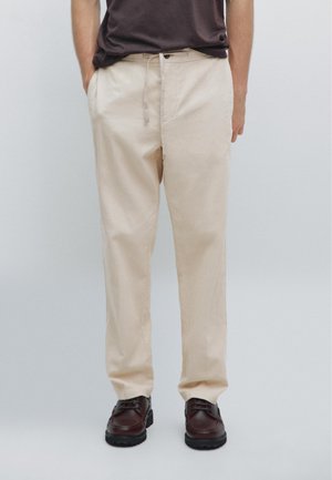 JOGGER FIT - Kalhoty - beige