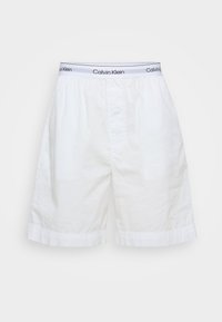 SLEEP SHORT COTTON POPLIN - Pidžamas apakšdaļa - white