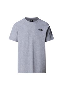 M SS NORTH FACES TEE - T-shirts print - tnf light grey heather