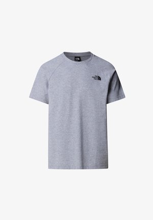 The North Face M SS NORTH FACES TEE - T-shirt print - tnf light grey heather