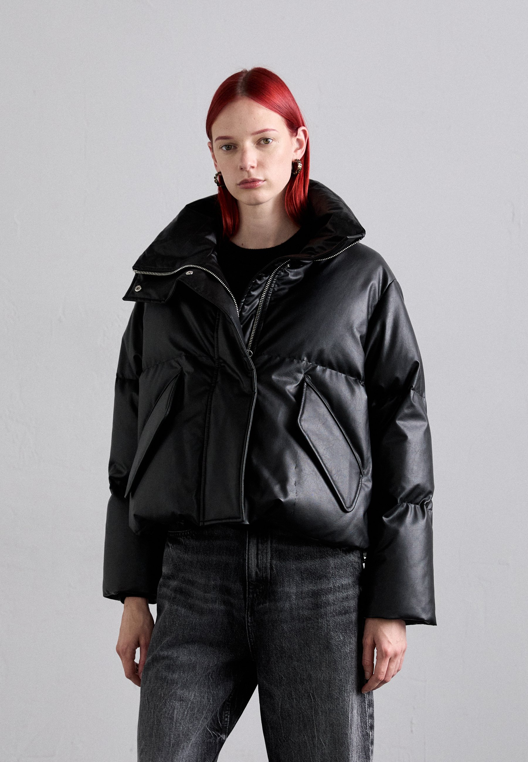 MM6 Maison Margiela Down jacket - black - Zalando