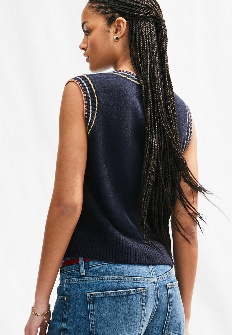 Next REGULAR FIT  - Top - blue navy