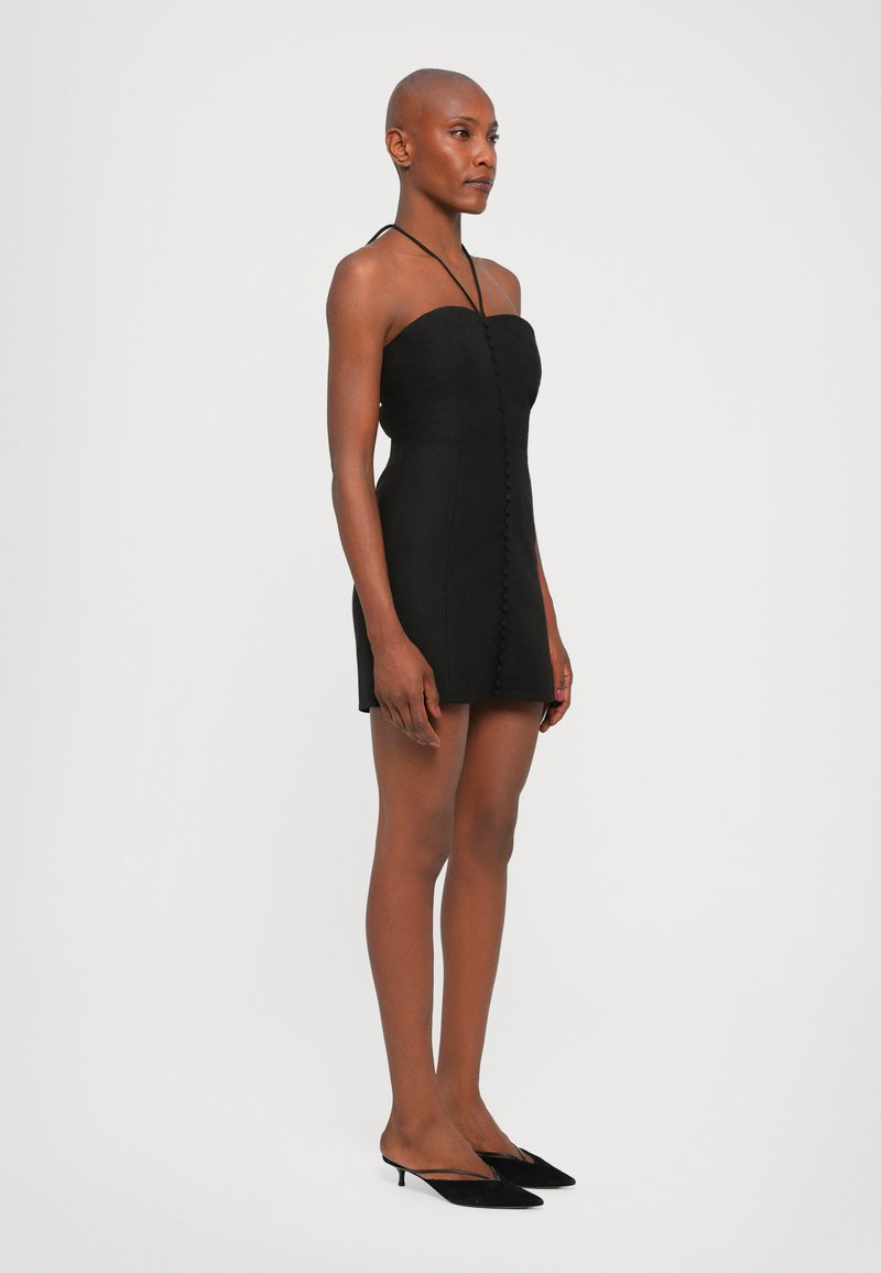 eliza mini dress black Elizar Strapless Mini Dress Black