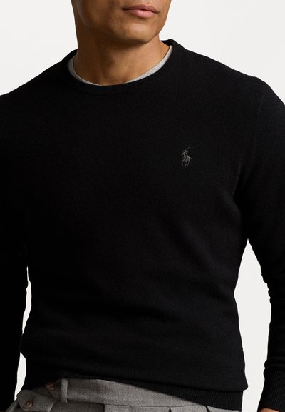 Polo Ralph Lauren WOOL CREWNECK SWEATER - Džemperis - black